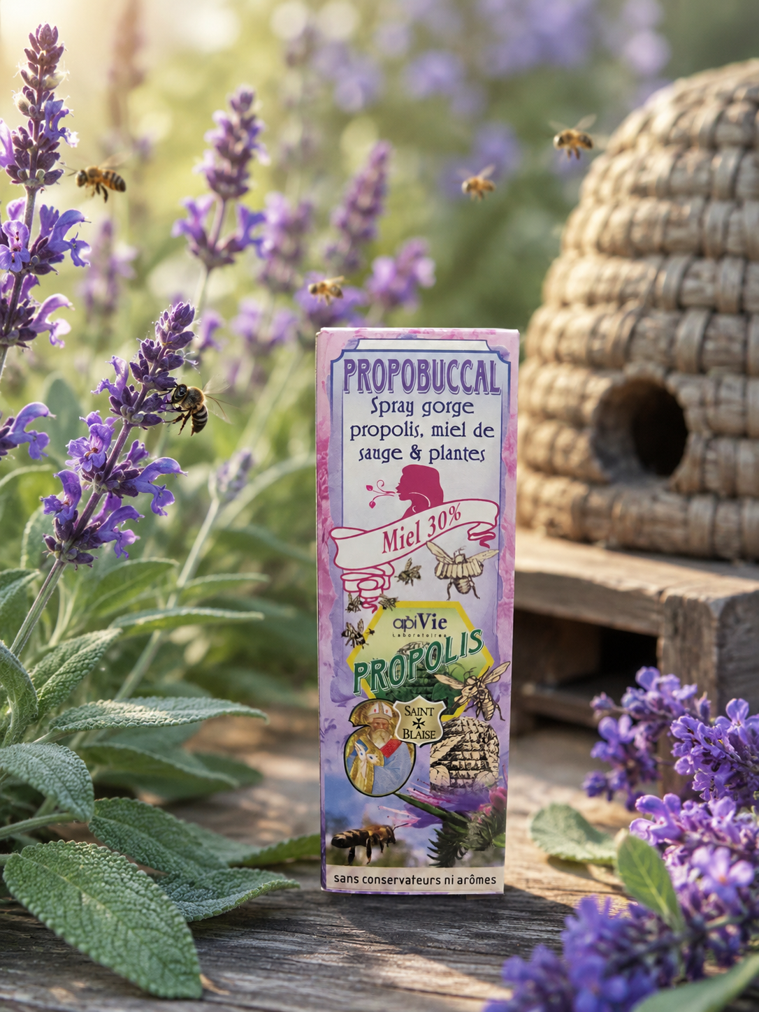 PROPOBUCCAL pršilo za grlo s propolisom, žajbljevim medom in zelišči 30ml